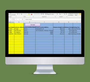 Store Locator in Excel – Calculate Closest Location from a list of addresses